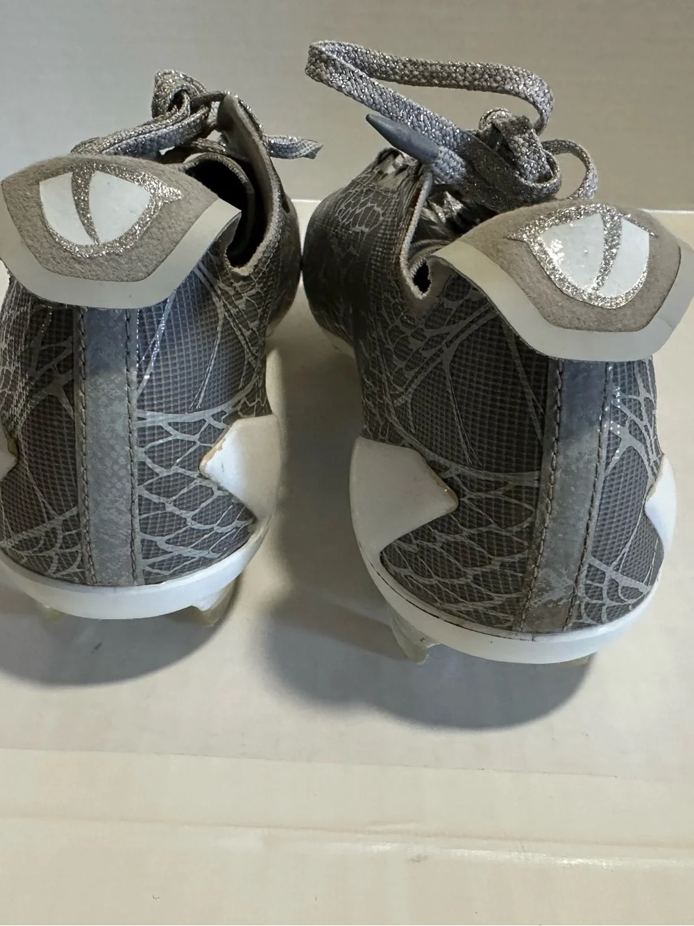 Adidas Mens Adizero Electric Gray/ metallic silver football cleats